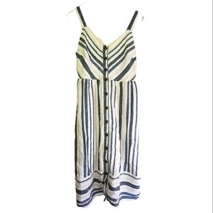 NWT Striped Apron Dress